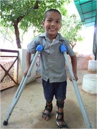 JebaKumar is a child who has benefitted from the care from Anbu Illam