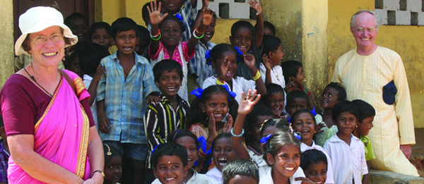 Murray and Janet Frankland founders of Salt of the Earth in India 