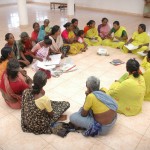Women's self help group meeting