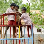 SCAD provide equipment so that children can play at school